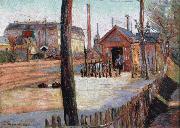 Paul Signac the jun ction at bois colombes oil